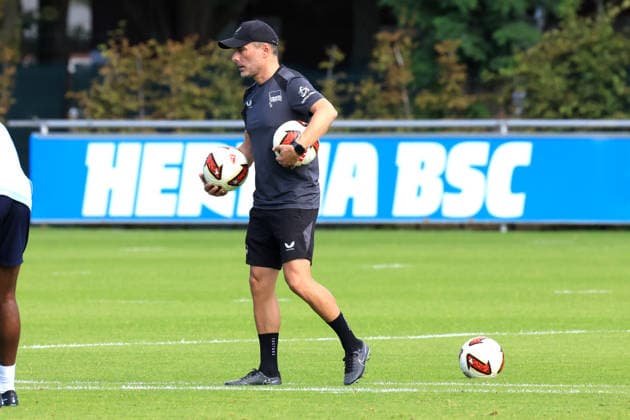 September 15, 2026, Germany, Soccer, 2. Bundesliga, 2026–2027 Season, Sportforum, Hertha BSC, Head Coach Stefan Leitl leading training at Hertha BSC Berlin, 2nd Division. DFB and DFL regulations prohibit any use of photographs as image sequences and or quasi-video. Berlin Sportforum, Berlin, Germany Copyright: xNordphotox xEnglerx