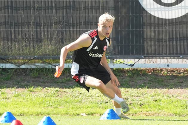 Oscar Hojlund, Eintracht Frankfurt, September 15, 2026, Bundesliga, 2026–27 Season, Eintracht Frankfurt Training