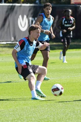 Up-and-coming talent Niko Ilicevic, Eintracht Frankfurt, September 15, 2026, Bundesliga, 2026–27 season, Eintracht Frankfurt training