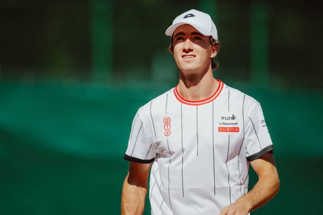 TENNIS - Davis Cup, AUT vs BEL VIENNA,AUSTRIA,15.SEP.26 - TENNIS - ITF Davis Cup, qualification round 2, Austria vs Belgium, preview. Image shows Lukas Neumayer (AUT).  GEPAxpictures xAlexanderxSolc