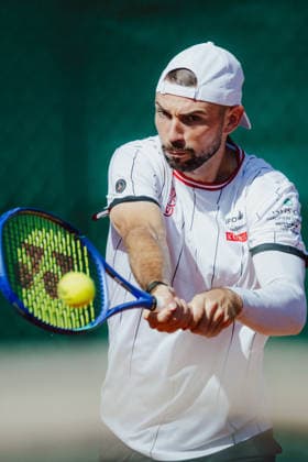 TENNIS - Davis Cup, AUT vs BEL VIENNA,AUSTRIA,15.SEP.26 - TENNIS - ITF Davis Cup, qualification round 2, Austria vs Belgium, preview. Image shows Jurij Rodionov (AUT).  GEPAxpictures xAlexanderxSolc