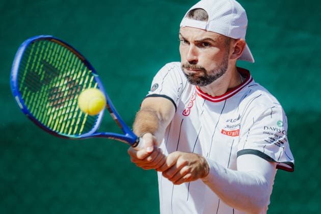 TENNIS - Davis Cup, AUT vs BEL VIENNA,AUSTRIA,15.SEP.26 - TENNIS - ITF Davis Cup, qualification round 2, Austria vs Belgium, preview. Image shows Jurij Rodionov (AUT).  GEPAxpictures xAlexanderxSolc