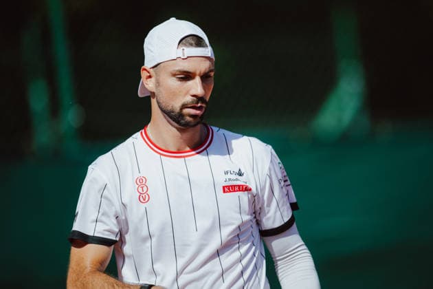 TENNIS - Davis Cup, AUT vs BEL VIENNA,AUSTRIA,15.SEP.26 - TENNIS - ITF Davis Cup, qualification round 2, Austria vs Belgium, preview. Image shows Jurij Rodionov (AUT).  GEPAxpictures xAlexanderxSolc
