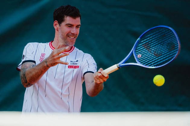 TENNIS - Davis Cup, AUT vs BEL VIENNA,AUSTRIA,15.SEP.26 - TENNIS - ITF Davis Cup, qualification round 2, Austria vs Belgium, preview. Image shows Gerald Melzer (AUT).  GEPAxpictures xAlexanderxSolc