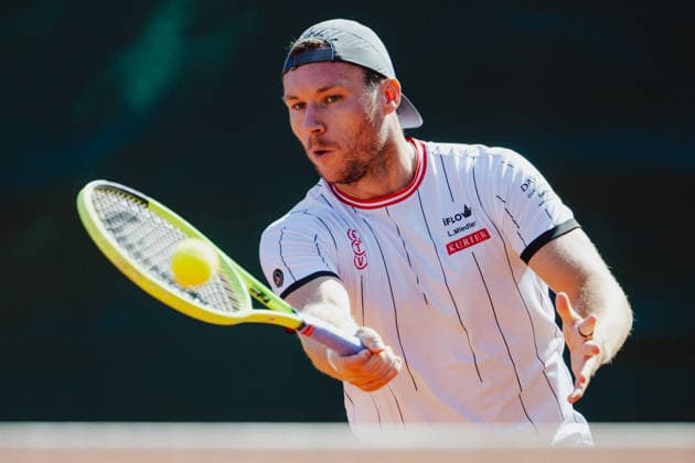 TENNIS - Davis Cup, AUT vs BEL VIENNA,AUSTRIA,15.SEP.26 - TENNIS - ITF Davis Cup, qualification round 2, Austria vs Belgium, preview. Image shows Lukas Miedler (AUT).  GEPAxpictures xAlexanderxSolc