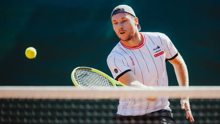 TENNIS - Davis Cup, AUT vs BEL VIENNA,AUSTRIA,15.SEP.26 - TENNIS - ITF Davis Cup, qualification round 2, Austria vs Belgium, preview. Image shows Lukas Miedler (AUT).  GEPAxpictures xAlexanderxSolc