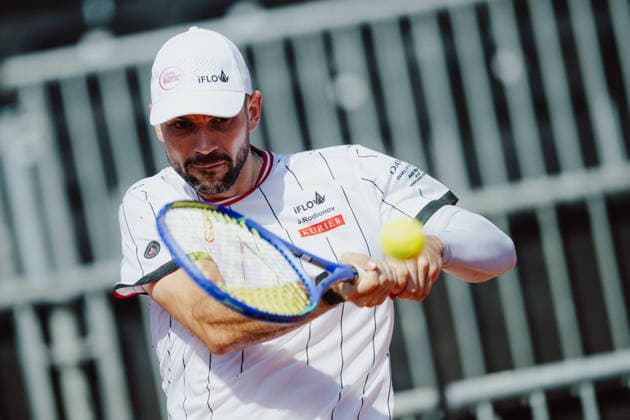 TENNIS - Davis Cup, AUT vs BEL VIENNA,AUSTRIA,15.SEP.26 - TENNIS - ITF Davis Cup, qualification round 2, Austria vs Belgium, preview. Image shows Jurij Rodionov (AUT).  GEPAxpictures xAlexanderxSolc
