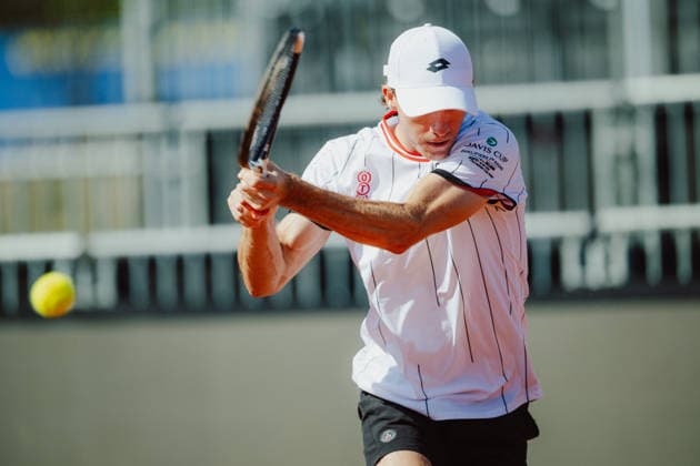 TENNIS - Davis Cup, AUT vs BEL VIENNA,AUSTRIA,15.SEP.26 - TENNIS - ITF Davis Cup, qualification round 2, Austria vs Belgium, preview. Image shows Lukas Neumayer (AUT).  GEPAxpictures xAlexanderxSolc