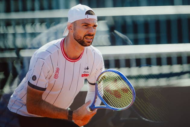 TENNIS - Davis Cup, AUT vs BEL VIENNA,AUSTRIA,15.SEP.26 - TENNIS - ITF Davis Cup, qualification round 2, Austria vs Belgium, preview. Image shows Jurij Rodionov (AUT).  GEPAxpictures xAlexanderxSolc
