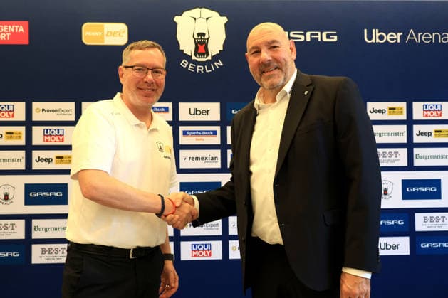 Ice hockey, DEL, Eisbären Berlin, press conference