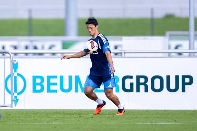 September 15, 2026, Soccer, FC Schalke 04 practice, Hee-chan Hwang, FC Schalke 04, Gelsenkirchen, FC Schalke 04 training facility, North Rhine-Westphalia, Germany, xRHR, PHOTO YYx Copyright: RHR-FOTOx RHR-FOTO YY