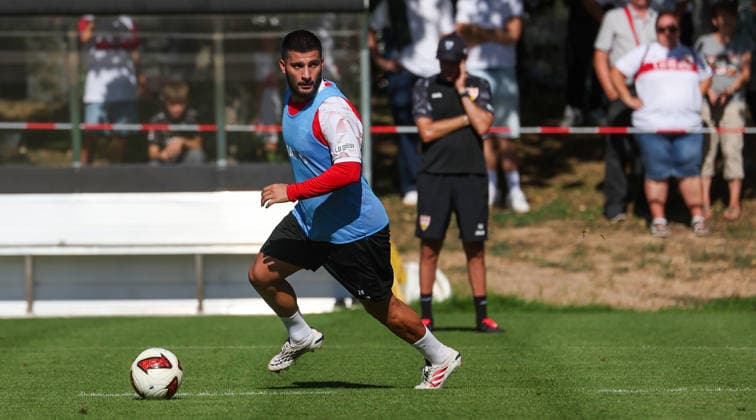 September 15, 2026, Germany, Stuttgart, Soccer: VfB Stuttgart Practice, Deniz Undav, VfB