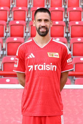 Rani Khedira 1 FC Union Berlin FCU Soccer 1 BL Bundesliga Photo Shoot Season 2026–2027 Headshot, Portrait, Introduction, Presentation, Press Event, GER 09 15 2026