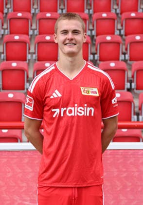 Tom Rothe 1 FC Union Berlin FCU Soccer 1st Bundesliga Portrait Session 2026–2027 Season Headshot, Portrait, Introduction, Presentation, Press Event, GER 09 15 2026