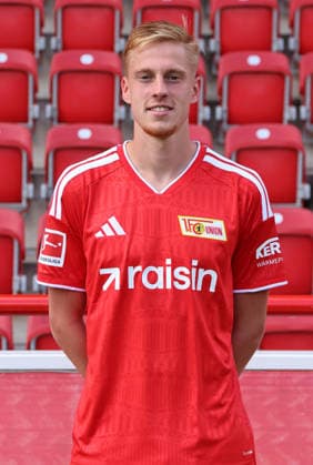Zeno Van Den Bosch 1 FC Union Berlin FCU Soccer 1 BL Bundesliga Portrait Session 2026–2027 Season Headshot, Portrait, Introduction, Presentation, Press Event, GER 09 15 2026