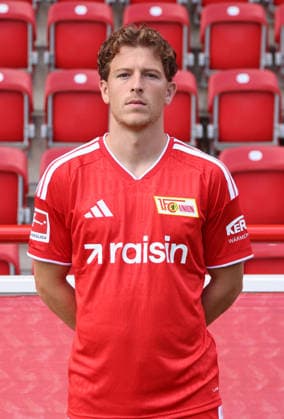 Tim Skarke 1 FC Union Berlin FCU Soccer 1 BL Bundesliga Photo Shoot Season 2026–2027 Headshot, Portrait, Introduction, Presentation, Press Event, GER 09 15 2026