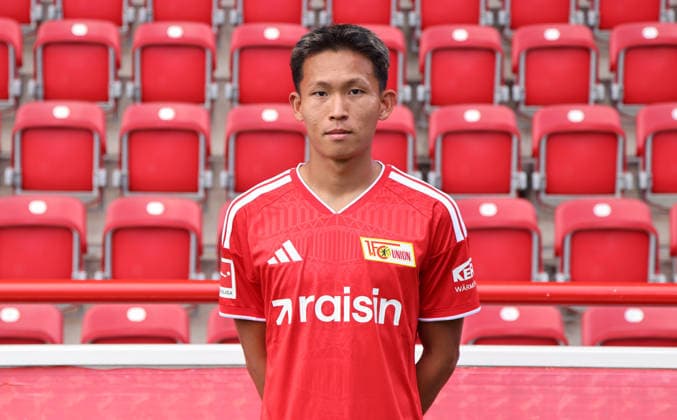Wooyeong Jeong 1 FC Union Berlin FCU Soccer 1 BL Bundesliga Portrait Session 2026–2027 Season Headshot, Portrait, Introduction, Presentation, Press Event, GER 09 15 2026