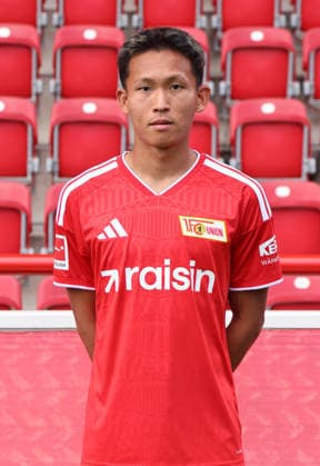 Wooyeong Jeong 1 FC Union Berlin FCU Soccer 1 BL Bundesliga Portrait Session 2026–2027 Season Headshot, Portrait, Introduction, Presentation, Press Event, GER 09 15 2026