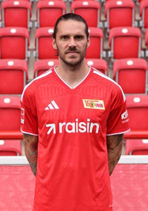 Christopher Trimmel 1 FC Union Berlin FCU Soccer 1st Bundesliga Portrait Session 2026–2027 Season Headshot, Portrait, Introduction, Presentation, Press Event, GER 09 15 2026