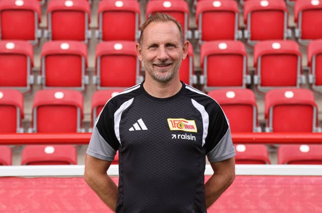 Coach Mauro Lustrinelli 1 FC Union Berlin FCU Soccer 1 BL Bundesliga Portrait Session 2026–2027 Season Headshot, Portrait, Introduction, Presentation, Press Event, GER 09 15 2026