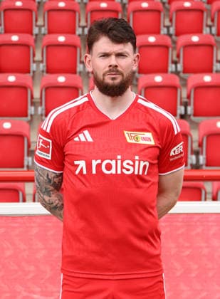 Oliver Burke 1 FC Union Berlin FCU Soccer 1st Bundesliga Portrait Session 2026–2027 Season Headshot, Portrait, Introduction, Presentation, Press Event, GER 09 15 2026