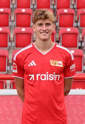 Aljoscha Kemlein 1 FC Union Berlin FCU Soccer 1 BL Bundesliga Photo Shoot Season 2026–2027 Headshot, Portrait, Introduction, Presentation, Press Event, GER 09 15 2026