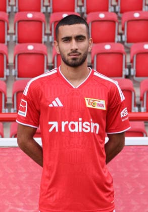 Livan Burcu 1 FC Union Berlin FCU Soccer 1 BL Bundesliga Photo Shoot Season 2026–2027 Headshot, Portrait, Introduction, Presentation, Press Event, GER 09 15 2026