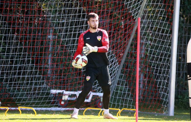 September 15, 2026 VfB Stuttgart Practice Germany, Stuttgart, September 15, 2026, Soccer, Bundesliga, 2026–2027 Season, VfB Stuttgart Practice Dennis Seimen