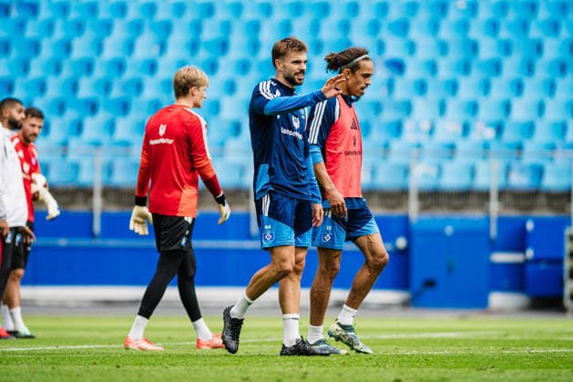 Hamburger SV Training, September 15, 2026: Mario Vuskovic, 44, is back in training. Soccer, Training, Return: Mario Vuskovic at Hamburger SV training on September 15, 2026, at the Volksparkstadion, Hamburg DFL regulations prohibit any use of photographs as image sequences and or quasi-video Copyright: xBEAUTIFULxSPORTS Tonhäuserx