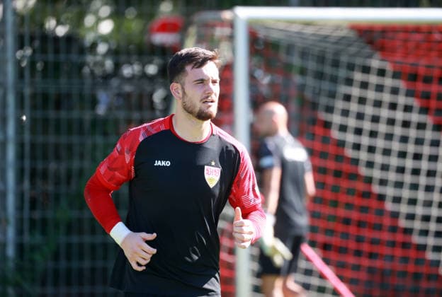 September 15, 2026 VfB Stuttgart Training Germany, Stuttgart, September 15, 2026, Soccer, Bundesliga, 2026–2027 Season, VfB Stuttgart Training Dennis Seimen
