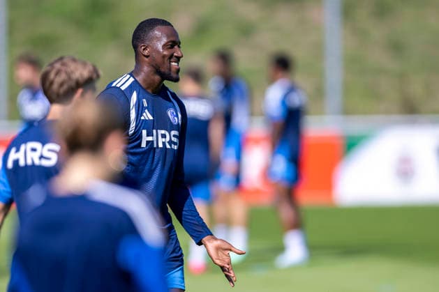 September 15, 2026, Soccer, FC Schalke 04 practice, Bryan Lasme, FC Schalke 04, Gelsenkirchen, FC Schalke 04 training facility, North Rhine-Westphalia, Germany, xRHR, PHOTO YYx Copyright: RHR-FOTOx RHR-FOTO YY