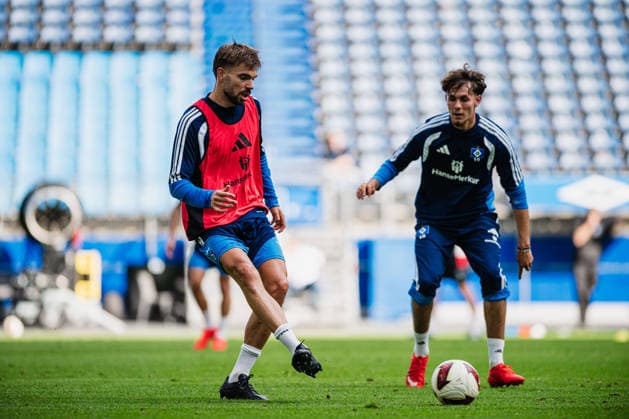 Hamburger SV Training, September 15, 2026: Mario Vuskovic (44) is back in training. Soccer, Training, Return. Mario Vuskovic s training session with Hamburger SV on September 15, 2026, at the Volksparkstadion, Hamburg. DFL regulations prohibit any use of photographs as image sequences and or quasi-video. Copyright: xBEAUTIFULxSPORTS Tonhäuserx