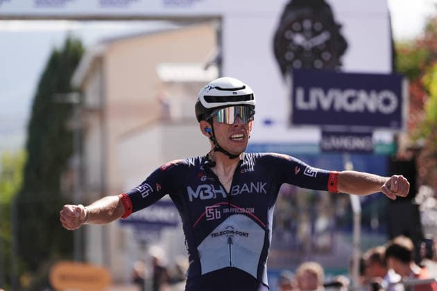 FANCELLU Alessandro stage winner during the Giro d™Abruzzo, stage 1 from Cupello to Casalincontrada (155 km) - Abruzzo, Italy - Tuesday, September 15, 2026. - cycling.  Copyright: xMassimoxPaolone LaPressex