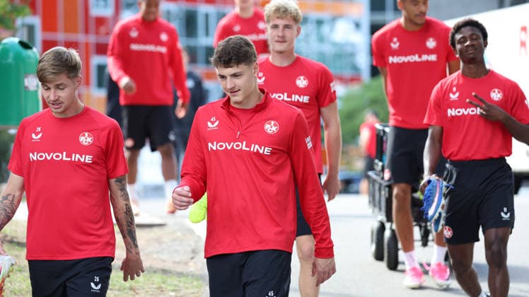 September 15, 2026, xrekx, Soccer 2. Bundesliga, 1. FC Kaiserslautern Training: Paul Joly (1. FC Kaiserslautern), Milos Lukovic (1. FC Kaiserslautern), Ibrahim Kanate (1. FC Kaiserslautern), Kaiserslautern