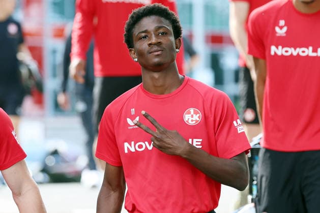 September 15, 2026, xrekx, Soccer, 2. Bundesliga, 1. FC Kaiserslautern Practice, from left: Ibrahim Kanate, 1. FC Kaiserslautern, Kaiserslautern