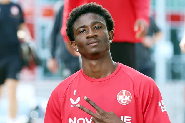 September 15, 2026, xrekx, Soccer, 2. Bundesliga, 1. FC Kaiserslautern Practice, from left: Ibrahim Kanate, 1. FC Kaiserslautern, Kaiserslautern