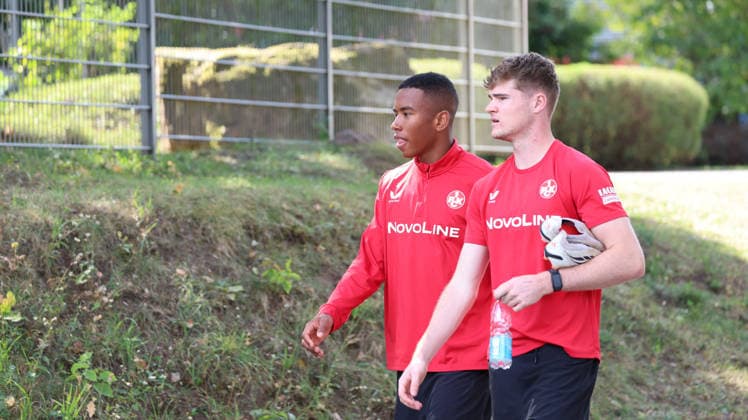 September 15, 2026, xrekx, Soccer, 2. Bundesliga, 1. FC Kaiserslautern Training: David Schramm (1. FC Kaiserslautern), Alex Murphy (1. FC Kaiserslautern), Kaiserslautern