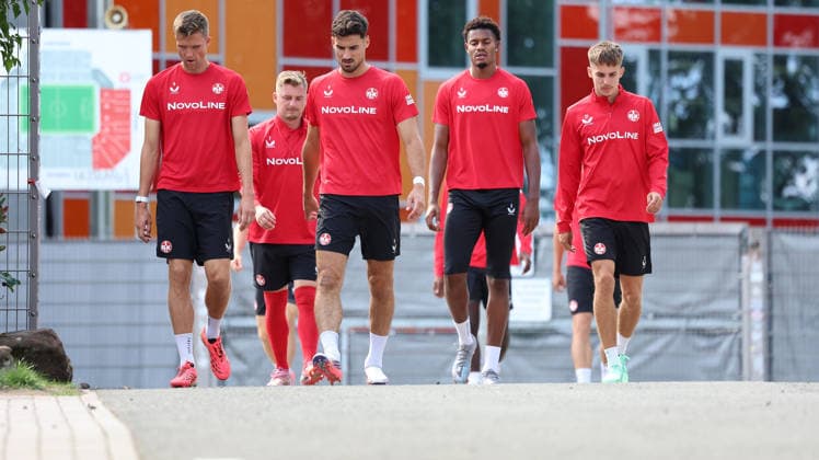 September 15, 2026, xrekx, Soccer 2. Bundesliga, 1 FC Kaiserslautern Training: Fabian Kunze, 1 FC Kaiserslautern, Marlon Ritter, 1 FC Kaiserslautern, Ivan Prtajin, 1 FC Kaiserslautern, Mario Sauer, 1 FC Kaiserslautern, Kelven Frees, 1 FC Kaiserslautern, Kaiserslautern