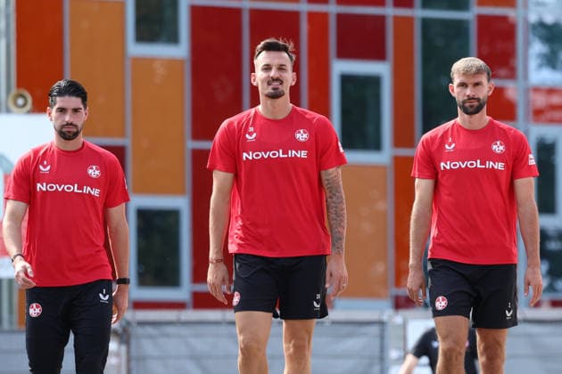 September 15, 2026, xrekx, Soccer, 2. Bundesliga, 1. FC Kaiserslautern Training: Semih Sahin (1. FC Kaiserslautern), Mergim Berisha (1. FC Kaiserslautern), Simon Asta (1. FC Kaiserslautern), Kaiserslautern