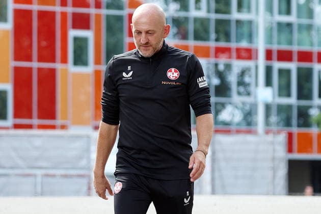 September 15, 2026, xrekx, Soccer, 2. Bundesliga, 1. FC Kaiserslautern Training, from left: Torsten Lieberknecht, Coach of 1. FC Kaiserslautern, Kaiserslautern