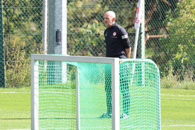 September 15, 2026, xrekx, Soccer, 2. Bundesliga, 1. FC Kaiserslautern Training, from left: Torsten Lieberknecht, Coach of 1. FC Kaiserslautern, Kaiserslautern
