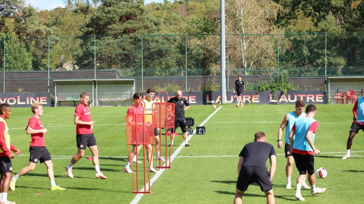 September 15, 2026, xrekx, Soccer, 2. Bundesliga, 1. FC Kaiserslautern Training, from left: Torsten Lieberknecht, Coach of 1. FC Kaiserslautern, Kaiserslautern