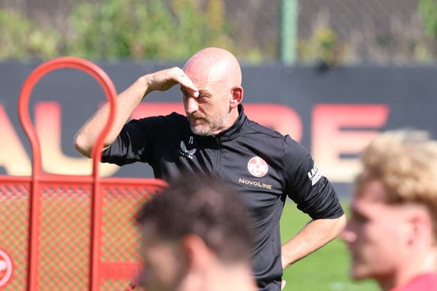 September 15, 2026, xrekx, Soccer, 2. Bundesliga, 1. FC Kaiserslautern Training, from left: Torsten Lieberknecht, Coach of 1. FC Kaiserslautern, Kaiserslautern