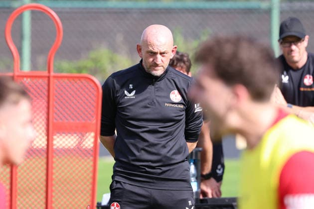 September 15, 2026, xrekx, Soccer, 2. Bundesliga, 1. FC Kaiserslautern Training, from left: Torsten Lieberknecht, Coach of 1. FC Kaiserslautern, Kaiserslautern