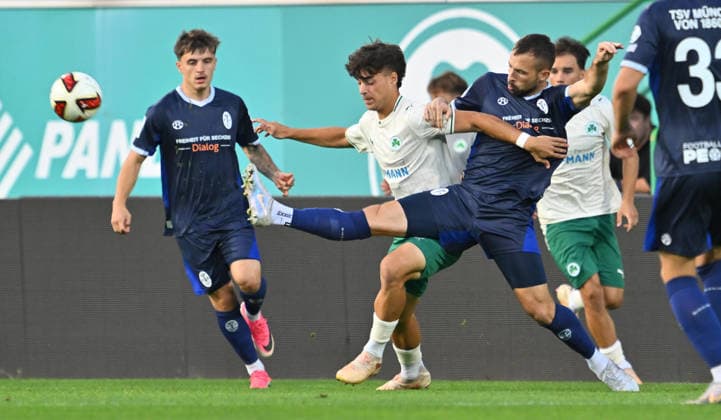 Football, Bavarian Regional League, SpVgg Greuther Fürth II v TSV 1860 Munich
