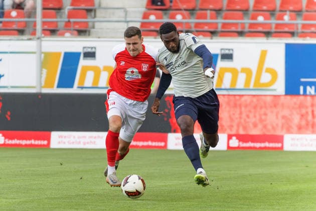 Football, RL North-East, Hallescher FC v FC Carl Zeiss Jena