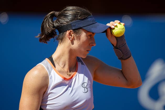 BBVA Open Internacional of Valencia Round of 32 Alicia Herrero Linana from Spain against Lucia Cortez Llorca from Spain in action during the BBVA Open Internacional of Valencia Round of 32 at Sporting Tennis Valencia, (Valencia ) on September 15, 2026. Copyright: xVicentexVidalxFernandezx