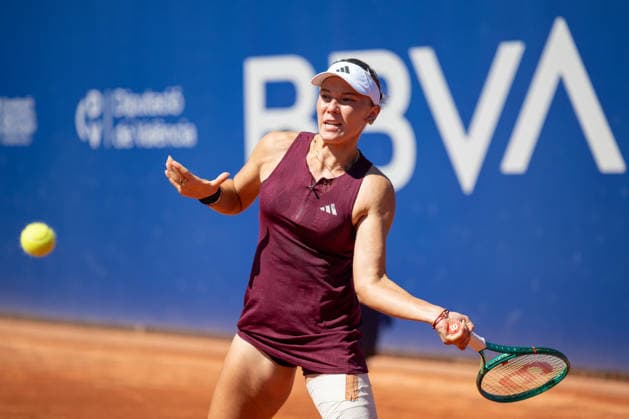 BBVA Open Internacional of Valencia Round of 32 Oksana Selekhmeteva from Spain against Nastasja Schunk from Germany in action during the BBVA Open Internacional of Valencia Round of 32 at Sporting Tennis Valencia, (Valencia ) on September 15, 2026. Copyright: xVicentexVidalxFernandezx