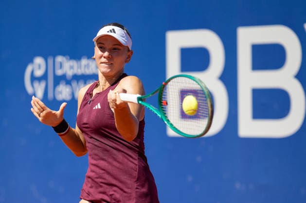 BBVA Open Internacional of Valencia Round of 32 Oksana Selekhmeteva from Spain against Nastasja Schunk from Germany in action during the BBVA Open Internacional of Valencia Round of 32 at Sporting Tennis Valencia, (Valencia ) on September 15, 2026. Copyright: xVicentexVidalxFernandezx