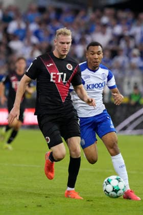 September 15, 2026, Hänsch Arena, Meppen, GER, 3rd Division, Matchday 6: SV Meppen vs. Viktoria Köln, Oliver Schmitt (SV Meppen) 7 vs. Meiko Sponsel (Viktoria Köln) 19. DFL regulations prohibit any use of photographs as image sequences and or quasi-video. Meppen, Lower Saxony, Hänsch Arena